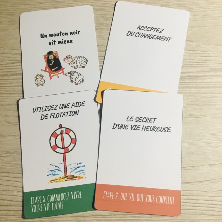 cartes de coaching réussir amour enfants argent travail