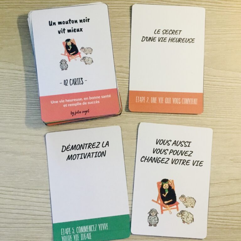 cartes de coaching s'auto-coacher réussir vie idéale